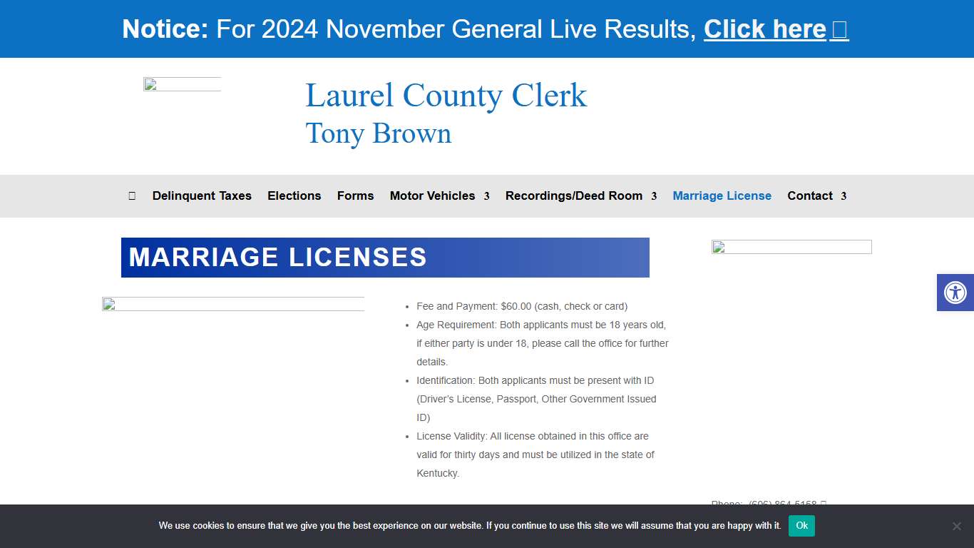 Marriage License - Laurel County Clerk